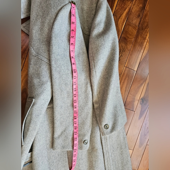 IL Classico grey wool trench jacket - Picture 14 of 16